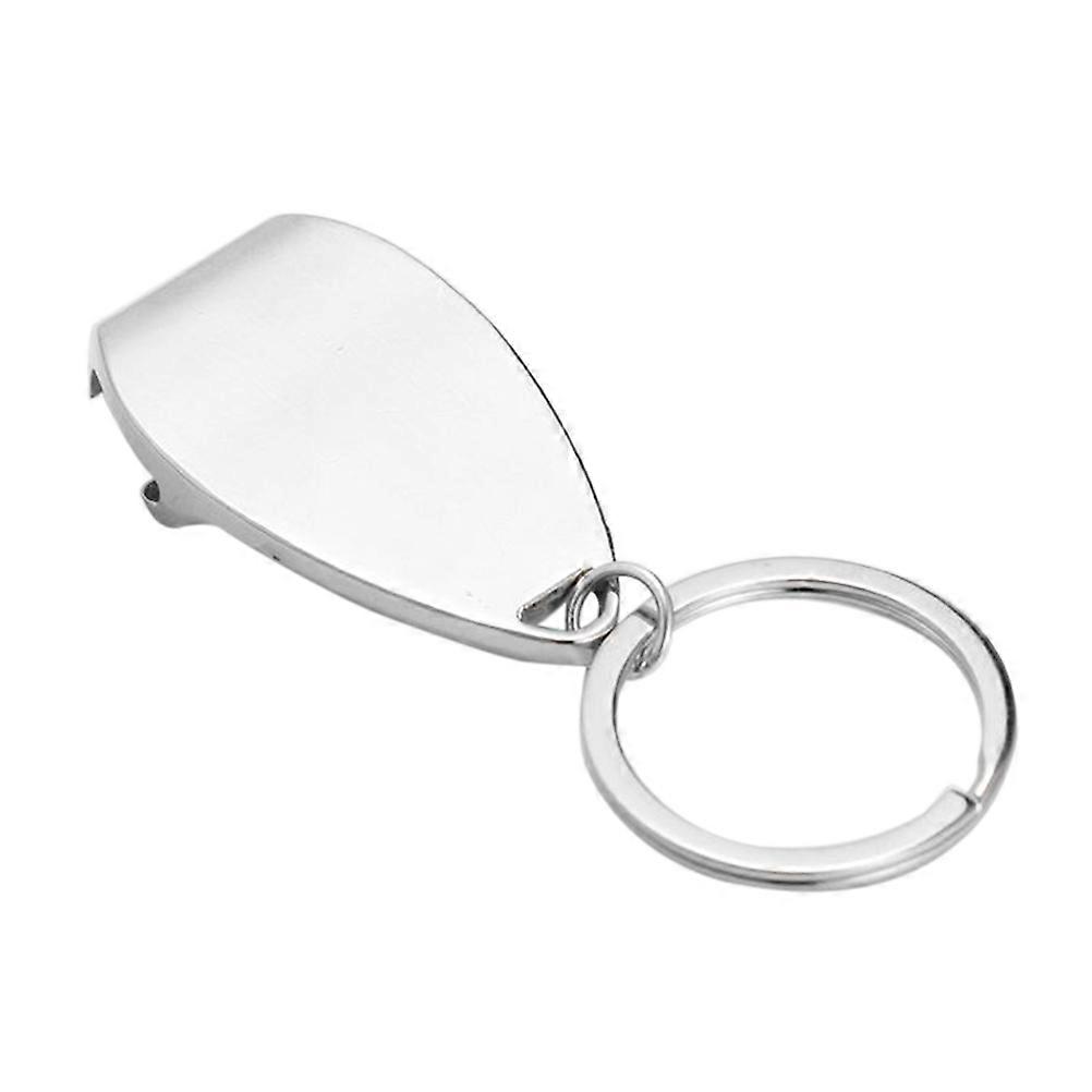 Creative Tool Keychain Opening Beer Bottles For Household Tools Silver Color 1Set