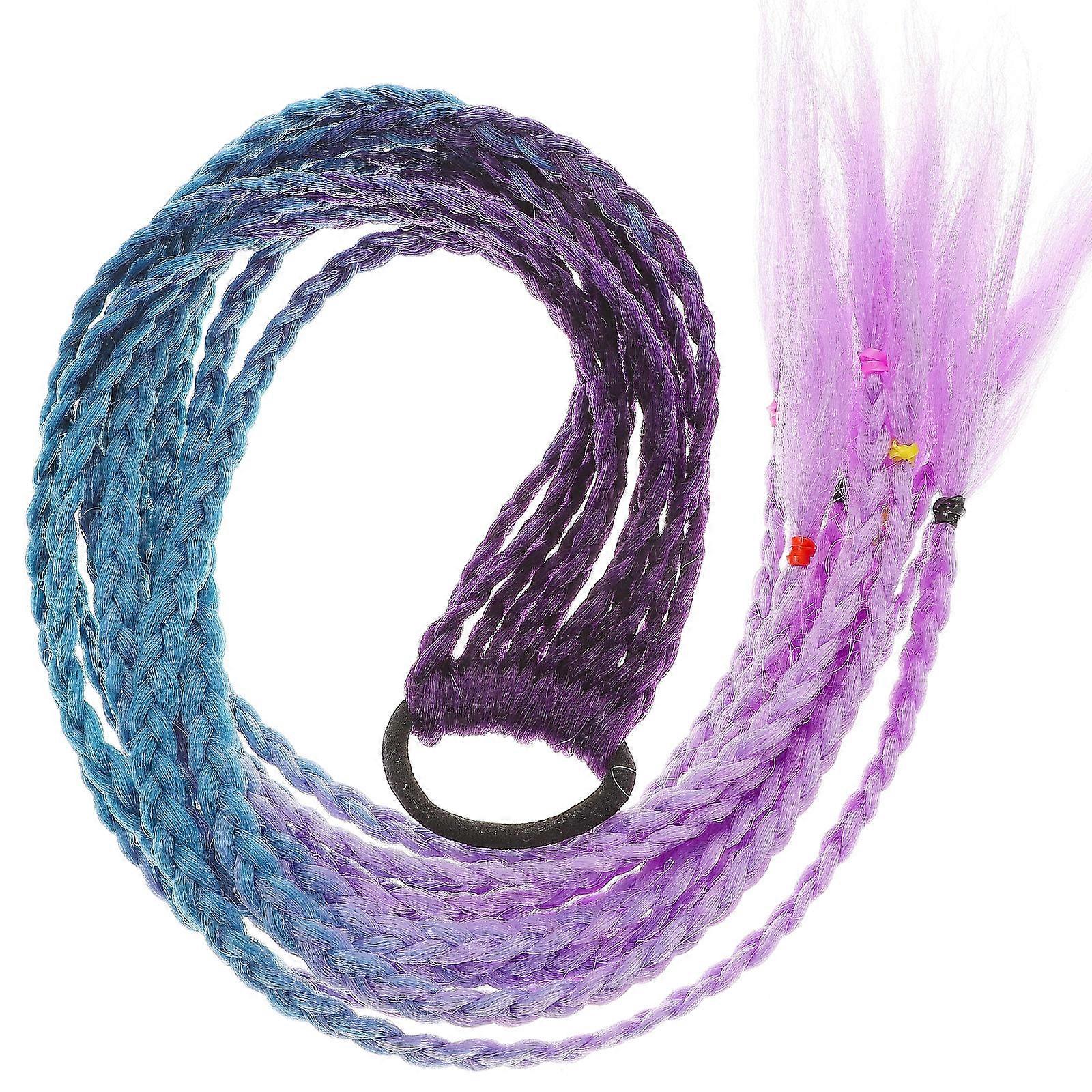 Braided Ponytail Extension Braided Synthetic Hairpieces Special Occasions High Temperature Silk 1Pack