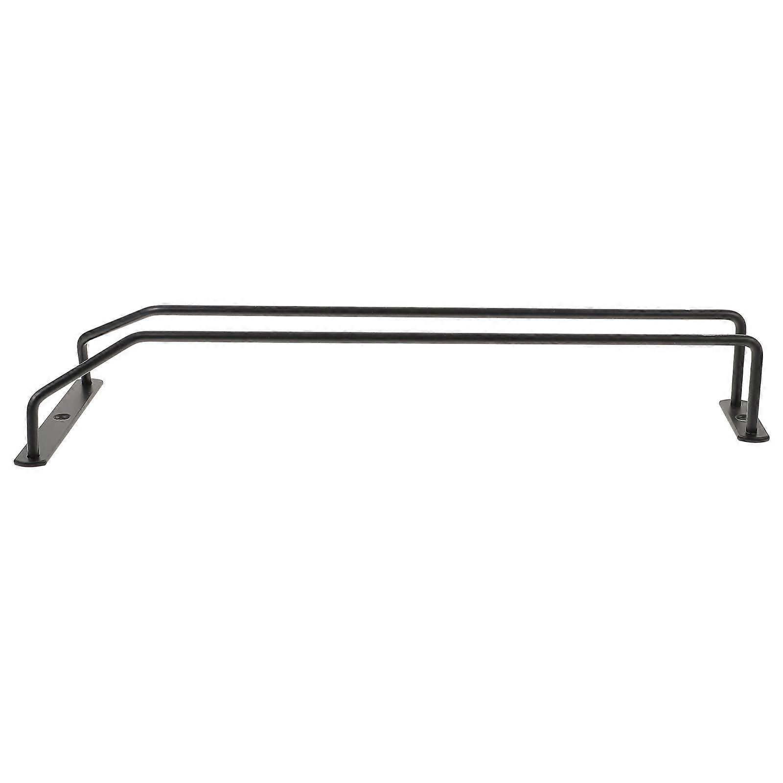 Stainless Steel Wine Glass Rack Under Cabinet Stemware Holder for Goblets Multi Functional Hanging Cup Storage for Home Bars Easy to Clean
