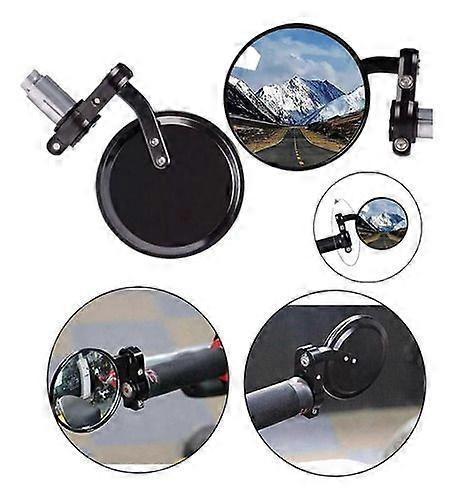 End Cafe Racer Bar Mirrors, Bobber Round Motorcycle Motorcycle