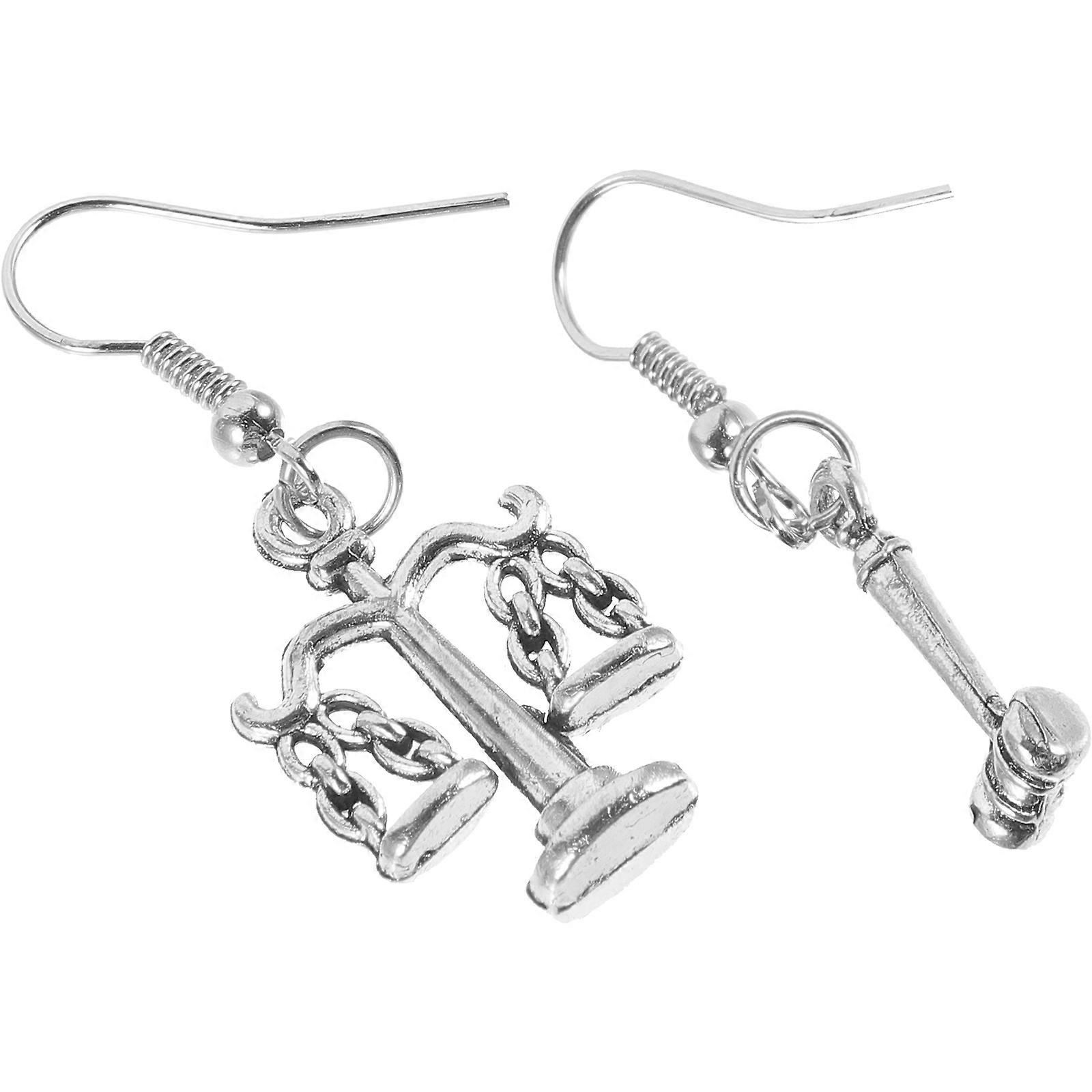 a polished product description for your **"1 Pair Justice Earrings For Lawyers"**:
### **1 Pair Justice Earrings for Lawyers – Elegant Gavel &