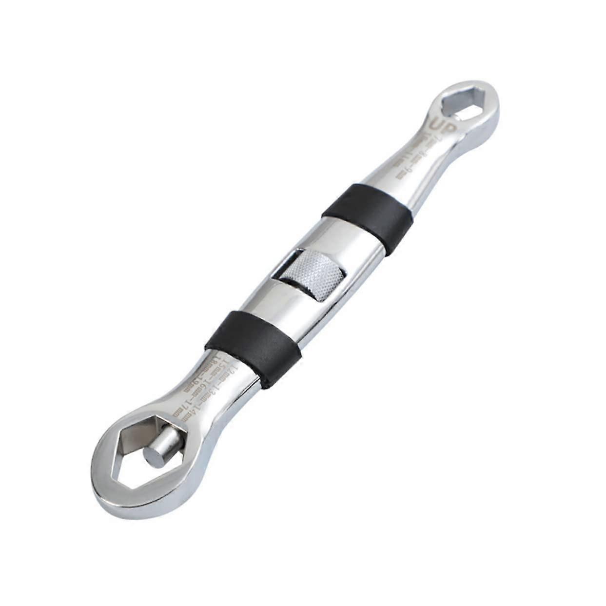 23合1双面梅花钥匙通用双头扳手可调节多功能工具,适用于DIY爱好者和专业人士,耐磨耐冲击