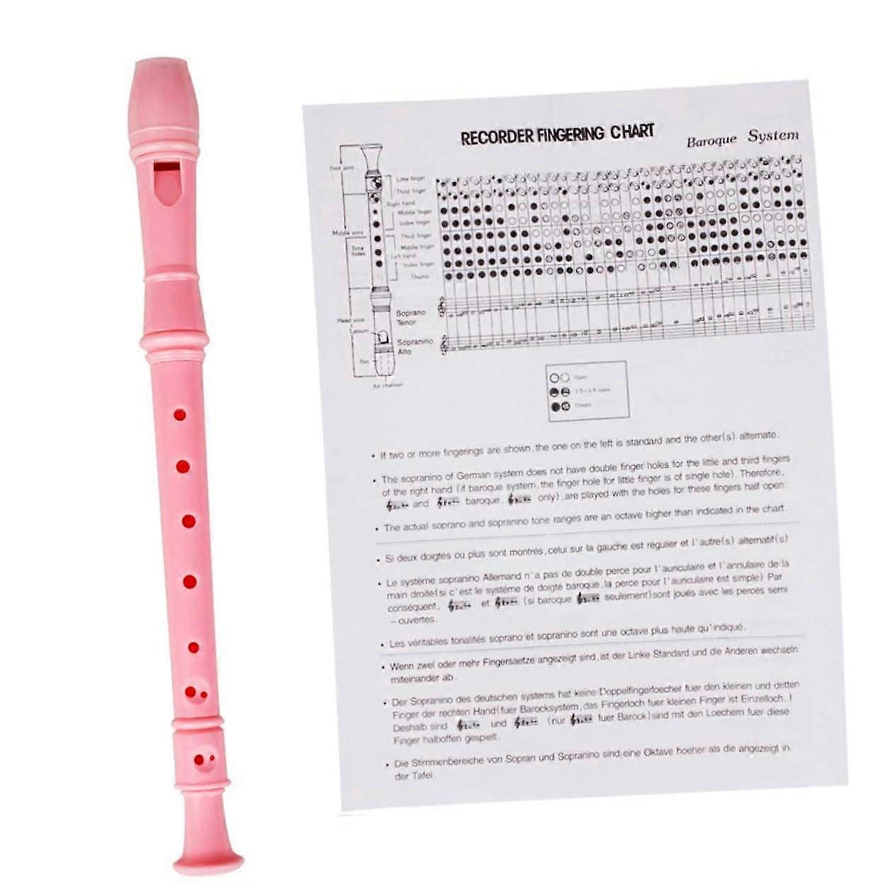 ABS Recorder for Beginners, Wind Instrument for Music Games to Improve Hand Coordination and Flexibility for Young Musicians