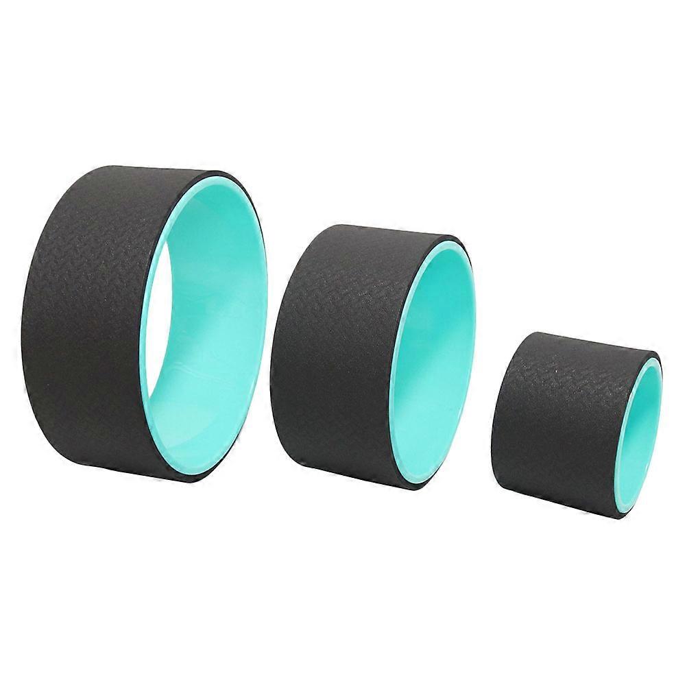 Durable Assorted Color Yoga Wheel Fitness Roller for Backbend and Flexibility Training 1 Set/3pcs