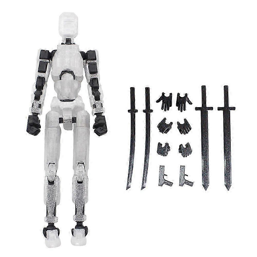 3D Printed Multi-Jointed Movable Lucky 13 Action Figures Full Body Assembly Completed Action Figure Dummy Toys Birthday Gifts