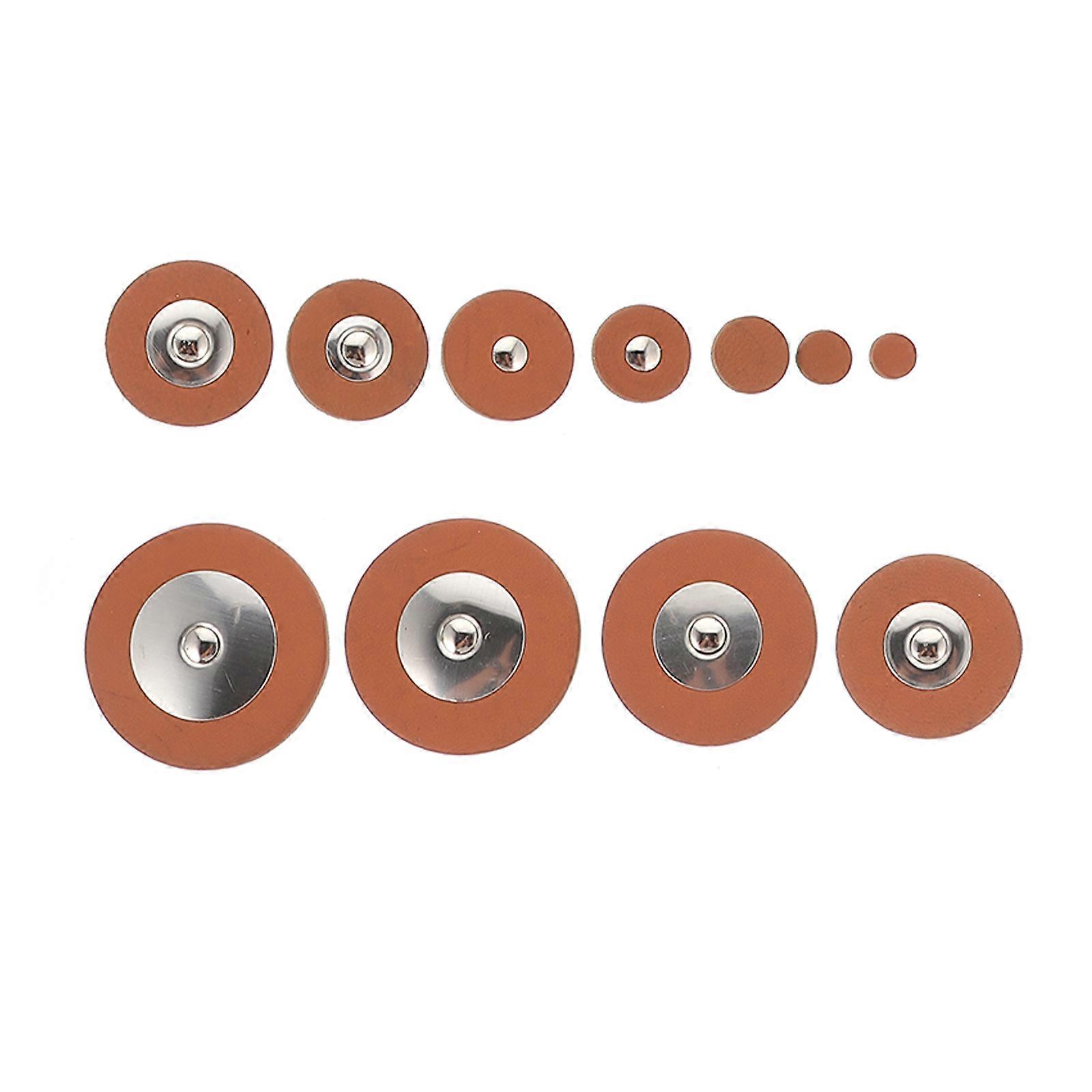 Saxophone Cushion Sealing Replacement Repair Accessory Light Brown 4.6X4.6X0.5CM 25Pcs