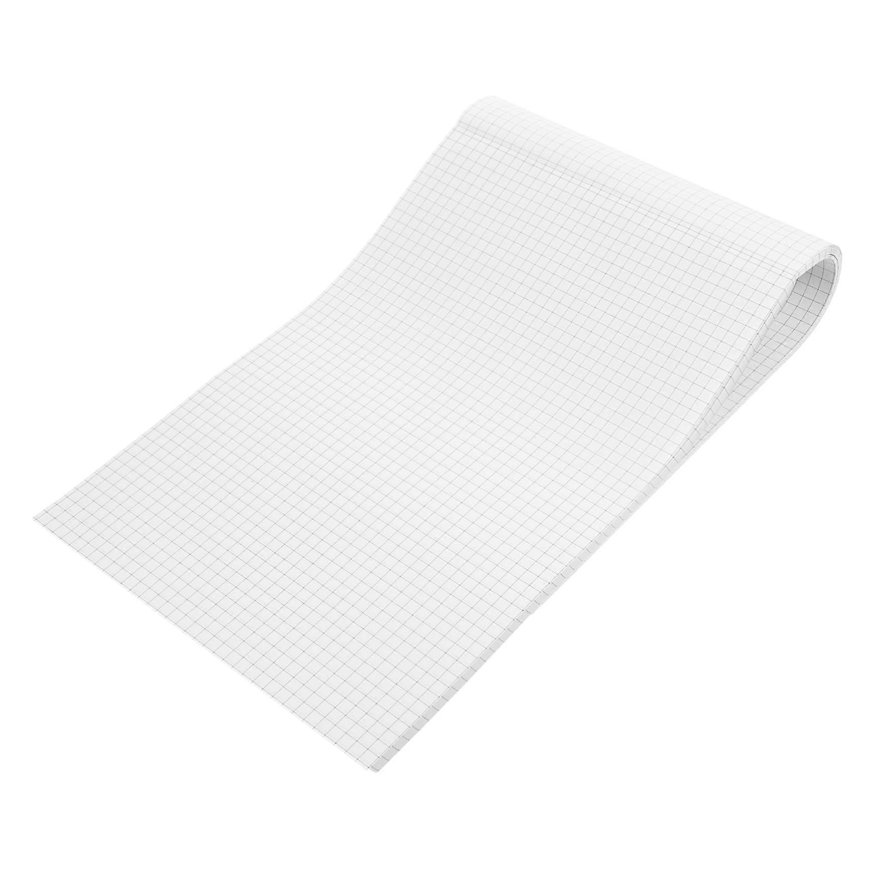 Notepad made of grid paper, 300 sheets, bulk pack, tearoff notebook with graph paper, for school.