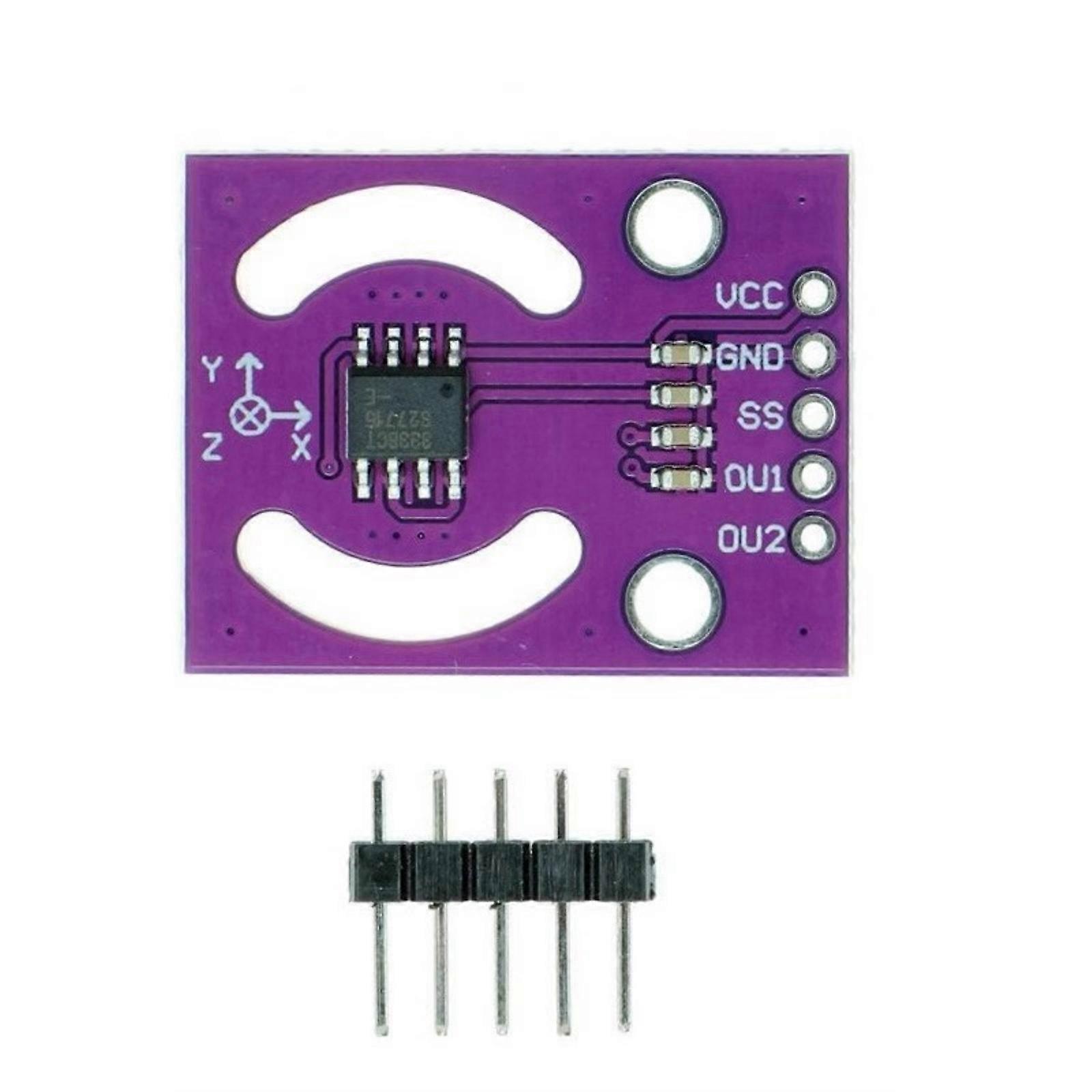 Módulo sensor de posición de joystick 3D MLX90333, mango sensor de posición lineal 3D digital, módulo programable de bajo ruido, multicolor
