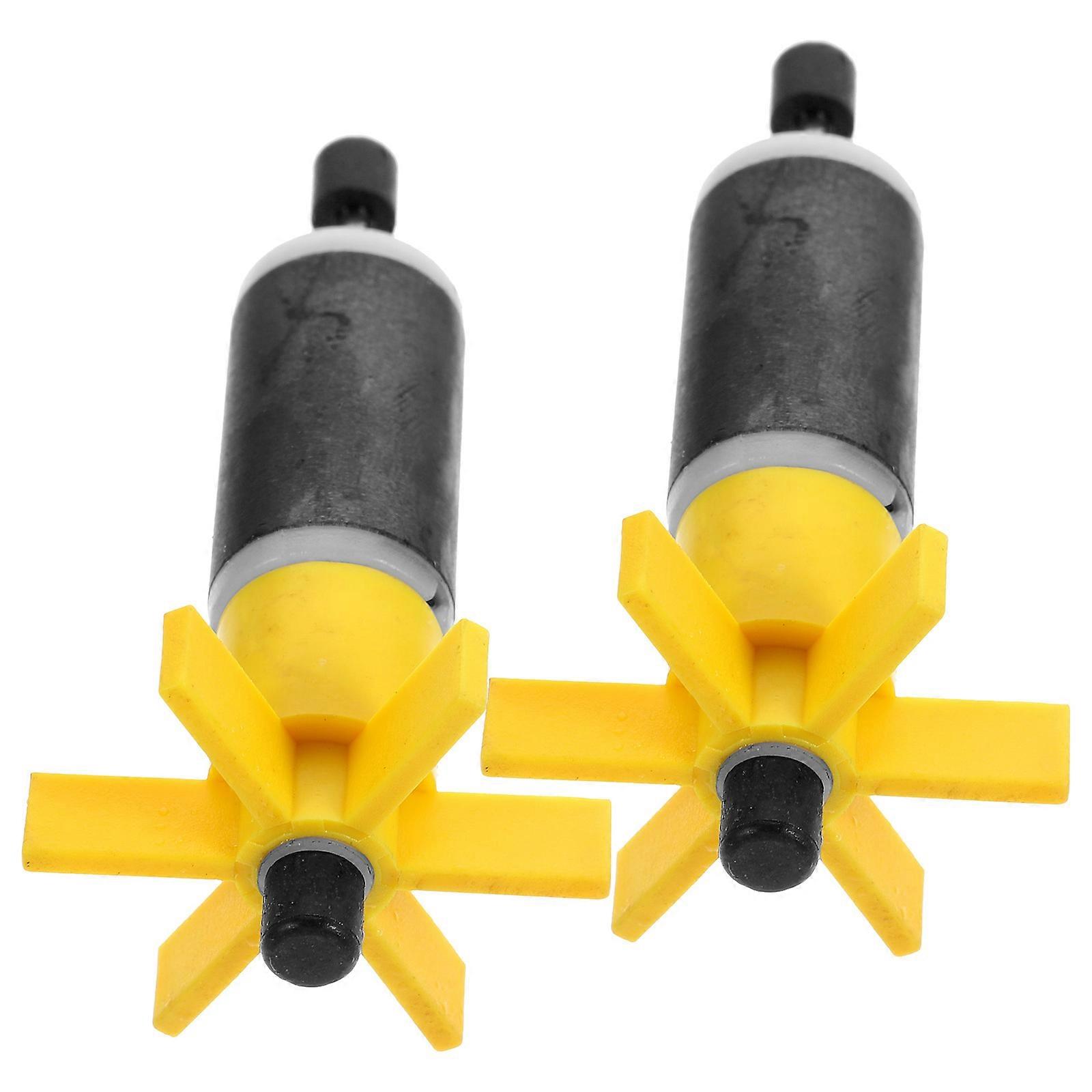 Submersible Pump Rotor Impeller Replacement Kit 2pcs Easy to Use Compact Design for Swimming Pools Fish Tanks Fountains