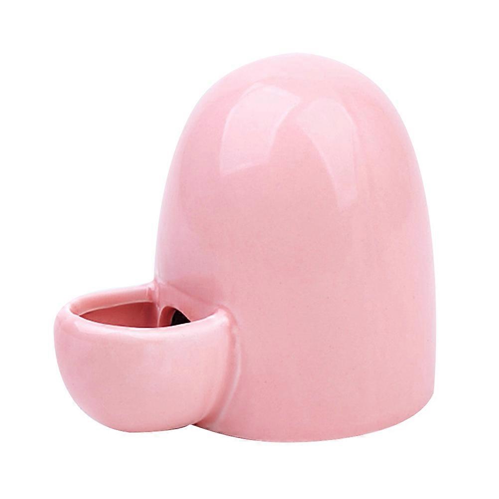 Automatic Pet Feeder Small Animal Feeding Ceramic Drinking Bowl For Hamsters And Rabbits Home Use 1Pack