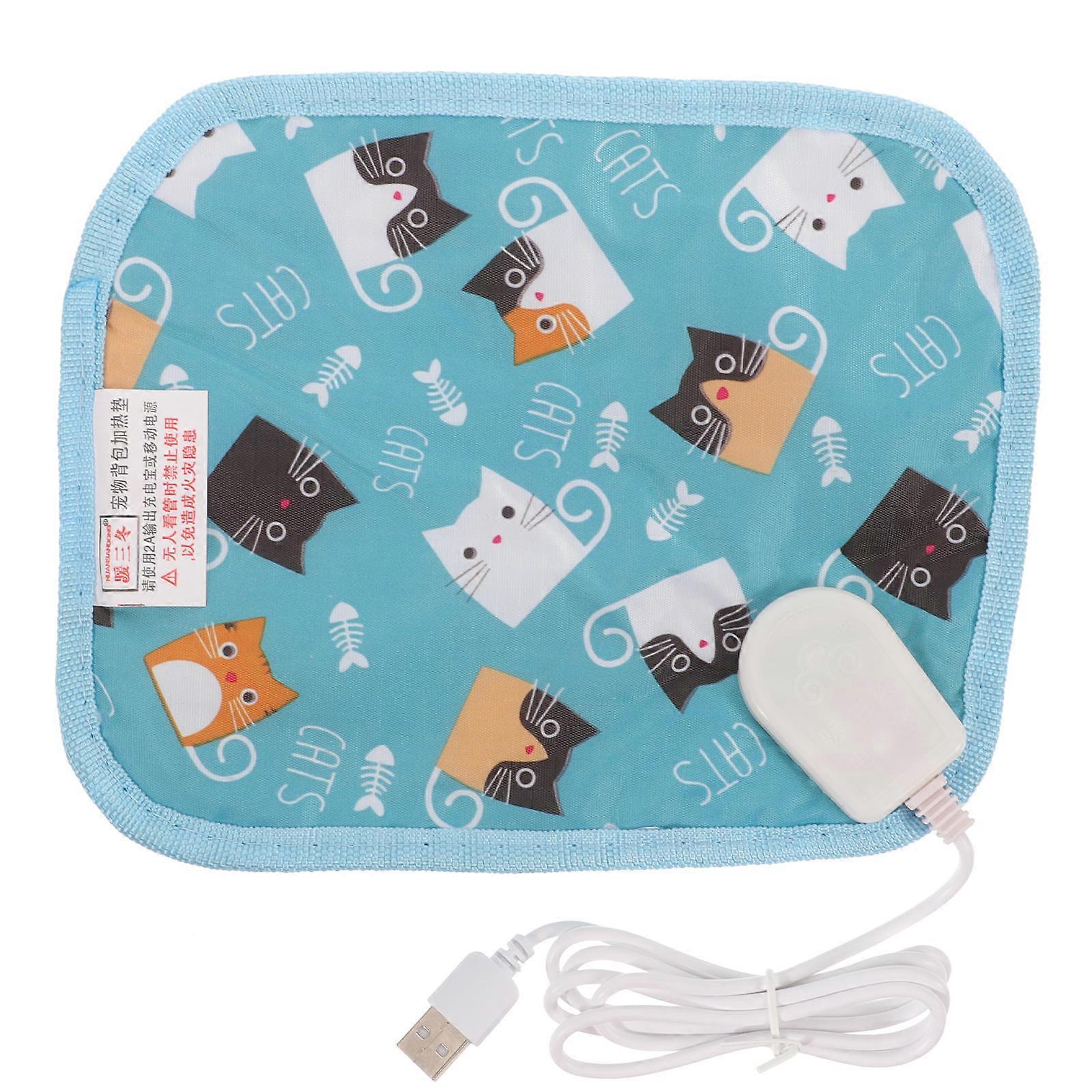 Lizard Warming Bed Pet Heating Pad Reptiles Winter Rectangular Polyester Warmth 1Set