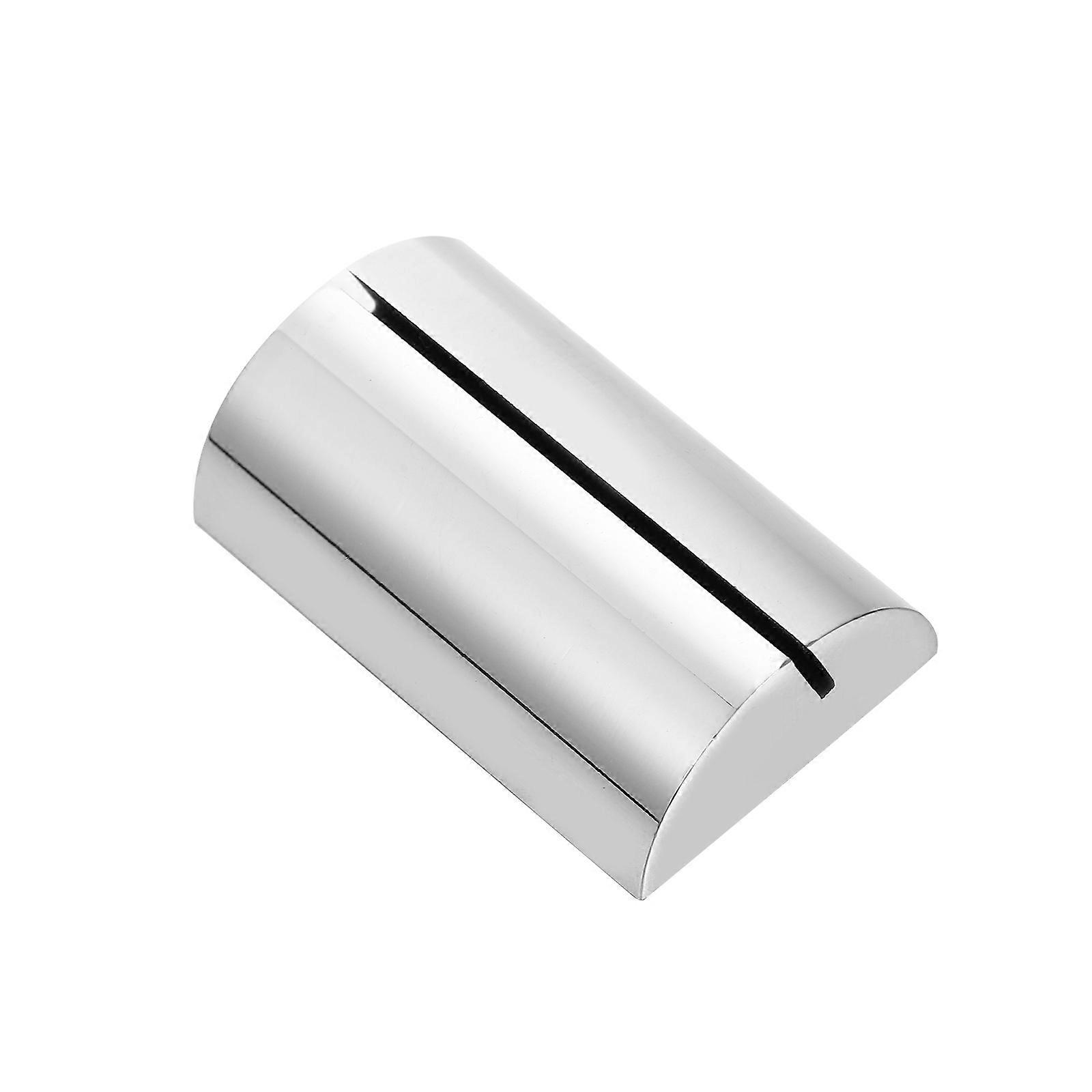 Stainless Steel Index Card Holder for Office Use Silver Highclass Material Durability 7.5 inches