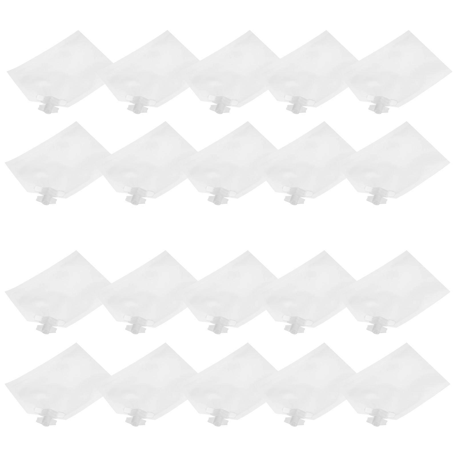 Disposable Toiletry Bags for Storage Made of Plastic White Color 10ML Sample Size