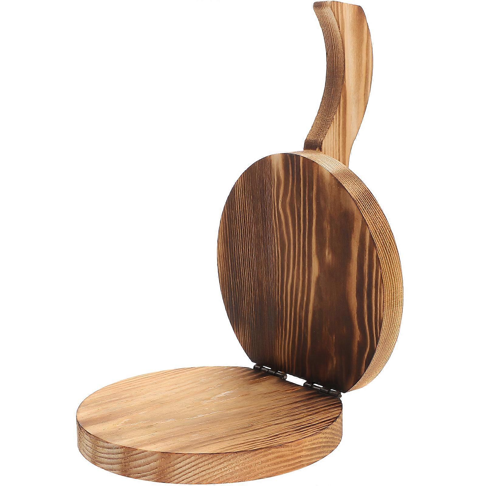 Wooden Dumpling Press Tool for Making Dumplings Noodles and Pastry Light Brown