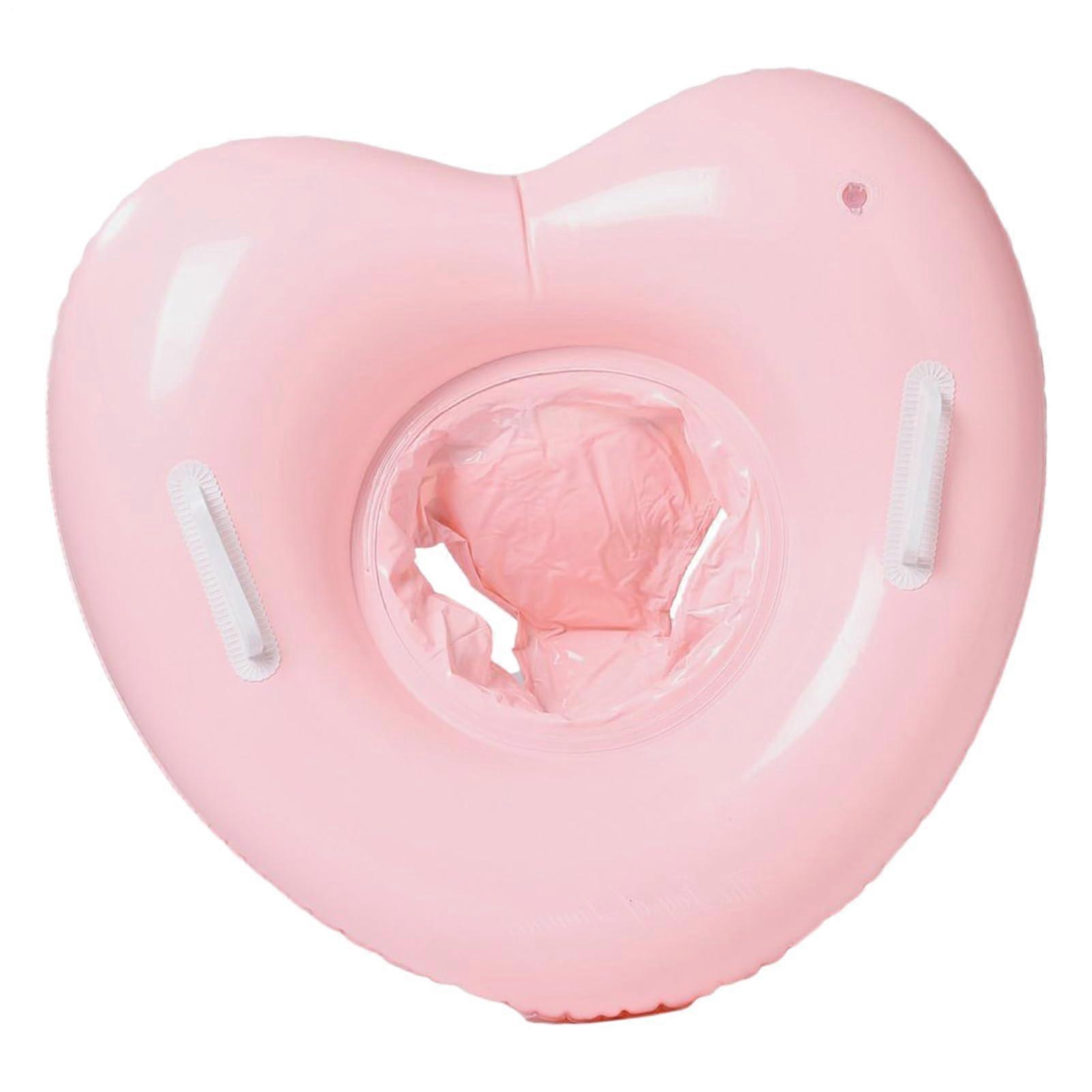 Inflatable HeartShaped Pool Ring with Handles for 6 Months Ref: 2501