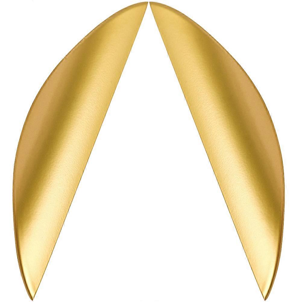 Cabinet Handles Drawer Pulls Metal Handle Modern Replacement For Cabinet Wardrobe Closet 2Pcs Golden Crescent Moon Shape Corrosion Resistance