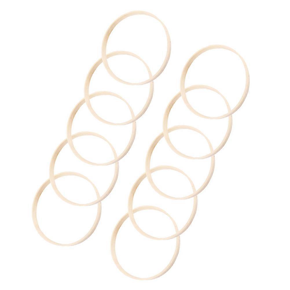 Dream Catcher Ring for DIY Crafts Made of Synthetic Material Beige Color Portable and 17cm