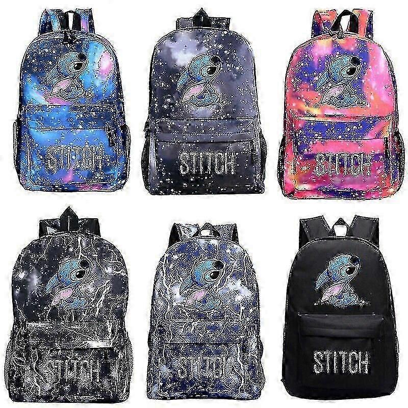 حقيبة ليلو وغرزة غرزة على ظهره حقيبة مدرسية