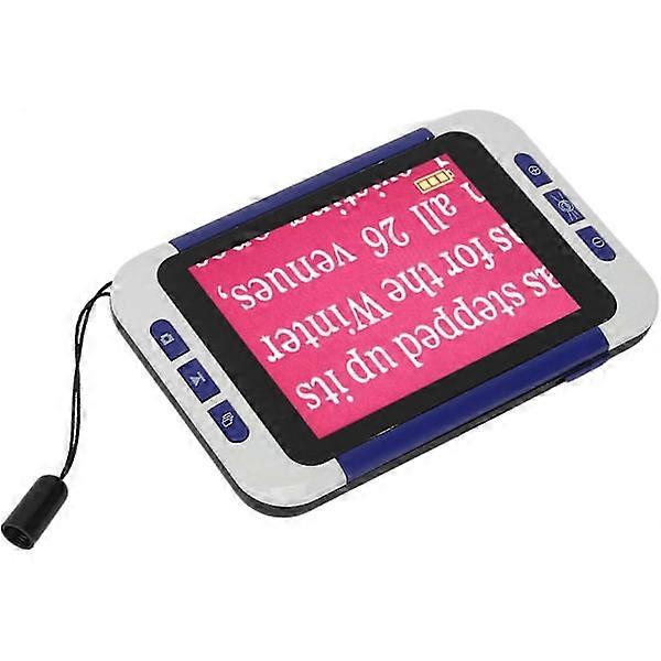Loupe vidéo numérique Aide à la lecture électronique portable avec écran LCD 26 modes de couleur Grossissement 2-32X (prise UE)