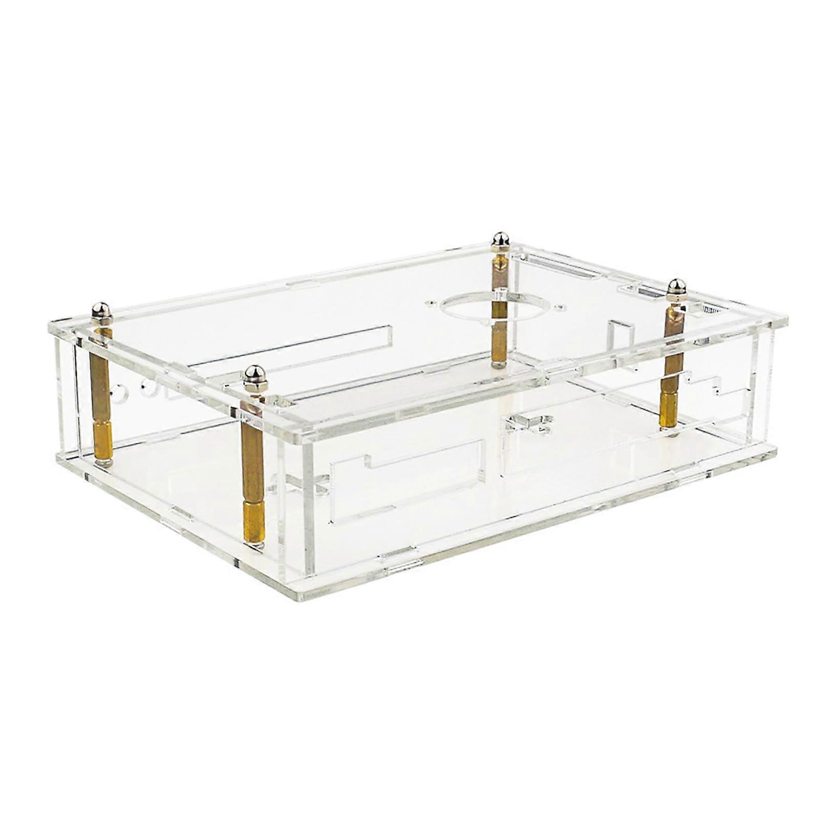 Acrylic Transparent Cooling Case for Development Board with Ventilation, 3mm Thickness, Compatible with Raspberry Pi