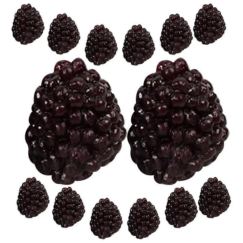 18pcs Realistic Raspberry Fruit Models Decorative Props for Scene Photography Shop Window Display Artificial Raspberry for Teaching Nature Inspired