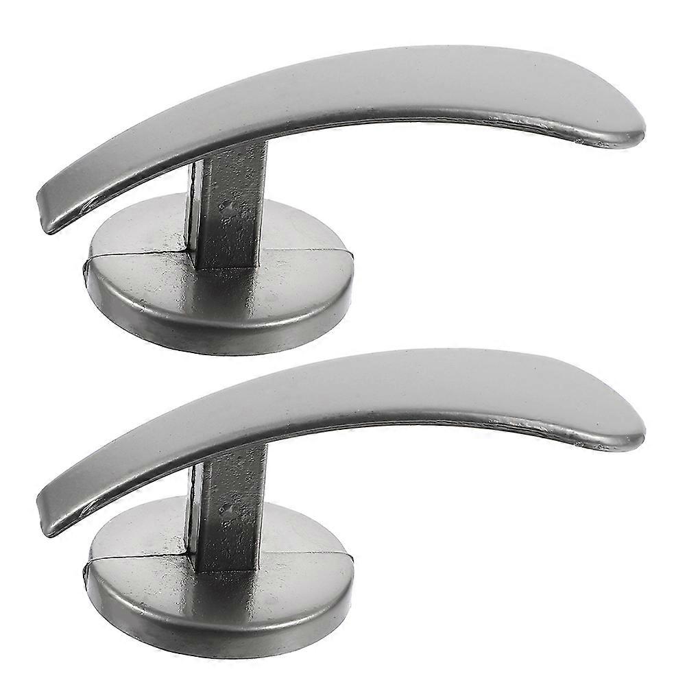 Silver Curtain Tiebacks Set of 2 for Hanging Curtains Easy Installation Zinc Alloy Decorative Accessories