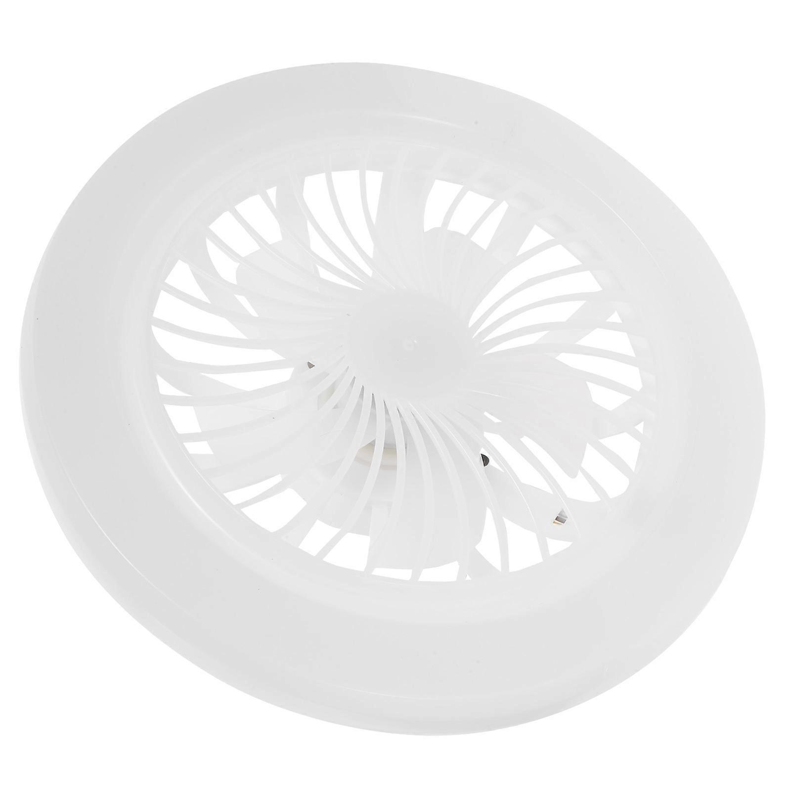 Ceiling Light Fan Energy Efficient Led Lamp Modern Minimalist Design Metal Plastic Bedroom Use 9.8×9.8×3in Remote Control 1Pcs