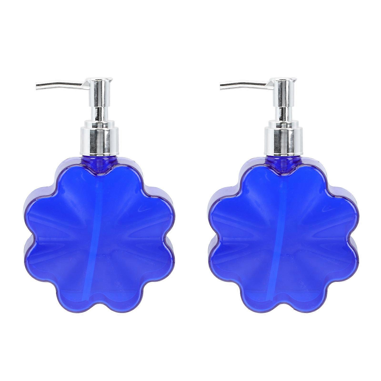 Lotion Containers Elegantly Designed Zinc Alloy Lotion Press Bottle Home Use 6.7×4.3×1.8in Refillable 2Pack