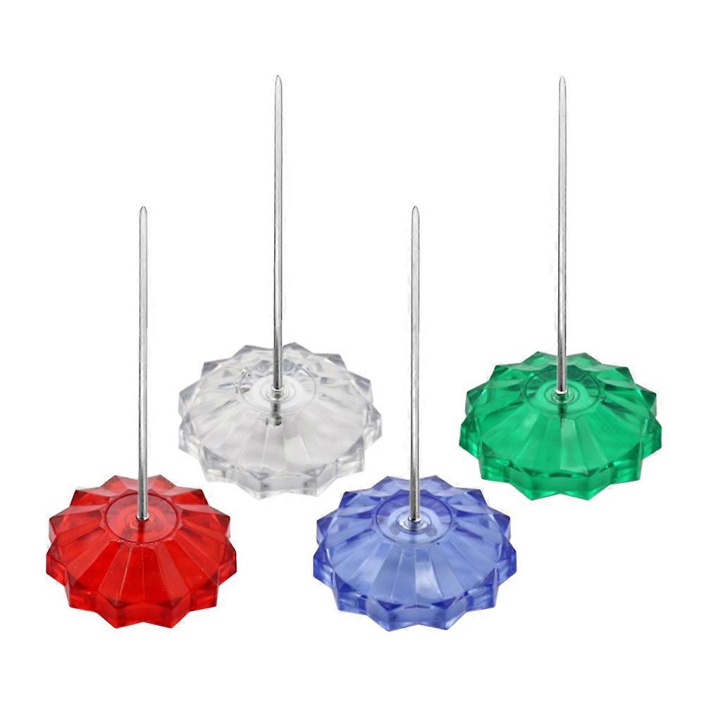 Assorted Color Plastic and Metal Receipt Holder for Home Use with Straight Rod Design 4pcs