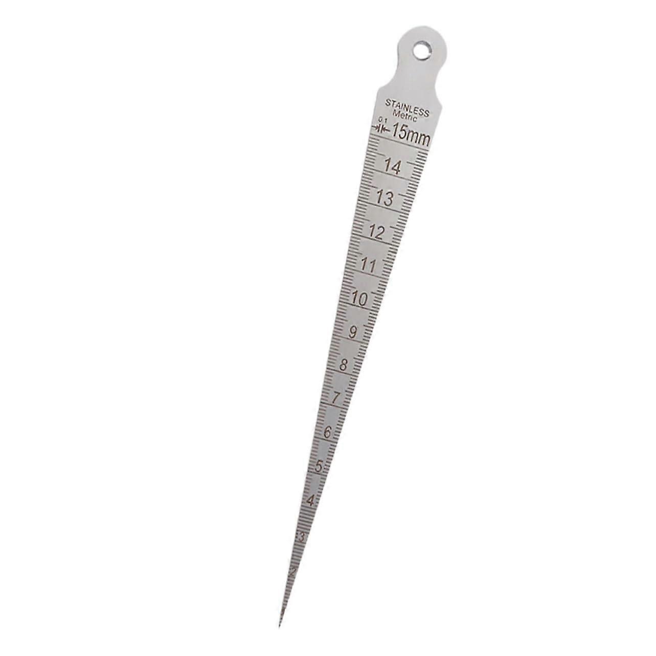 1 Piece Welding Depth Taper Metric Welding Gauge, Quality Measuring Tool for Precise Welding Depth