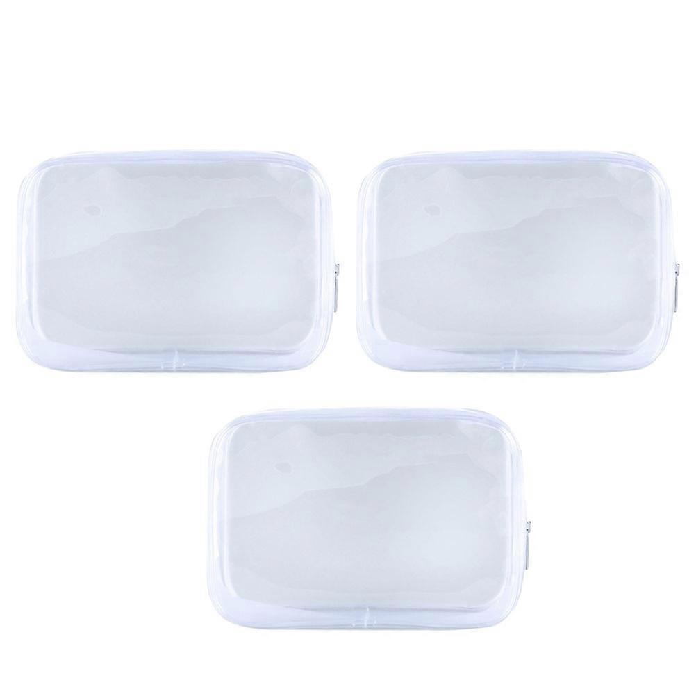 Makeup Bag Clear Transparent PVC Waterproof Multipurpose 3PCS