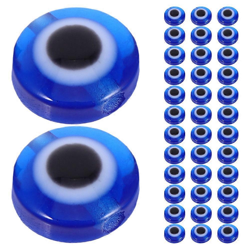 200pcs Evil Eye Resin Beads for DIY Jewelry – Vibrant, Lightweight & Fade Resistant Craft Supplies for Bracelets, Earrings, Necklaces & Keychains