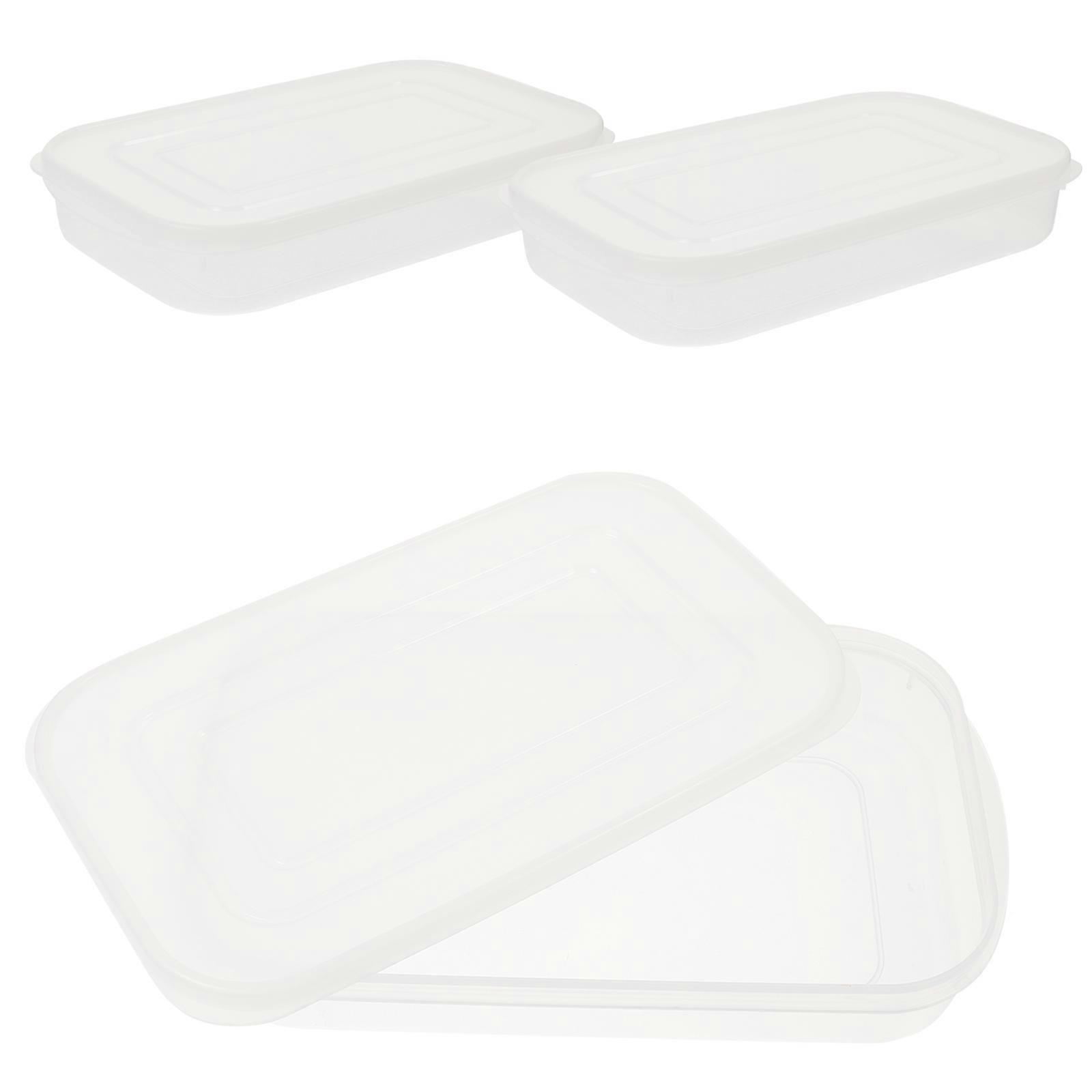 Clear Refrigerator Storage Bins 3Pcs Stackable Organizers Designed For Efficient Kitchen Supplies And Food Organization