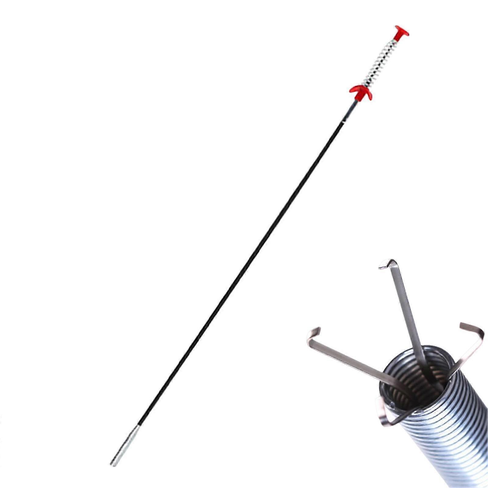 60 cm Drain Cleaner Snake with 4 Claws, Bendable Pipe Gripper for Sink, Bathtub, Toilet, and Sewer Cleaning