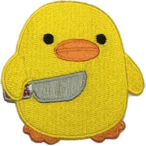 3pcs Chick Duck Iron On Patch Cartoon Duck Sew on Funny
