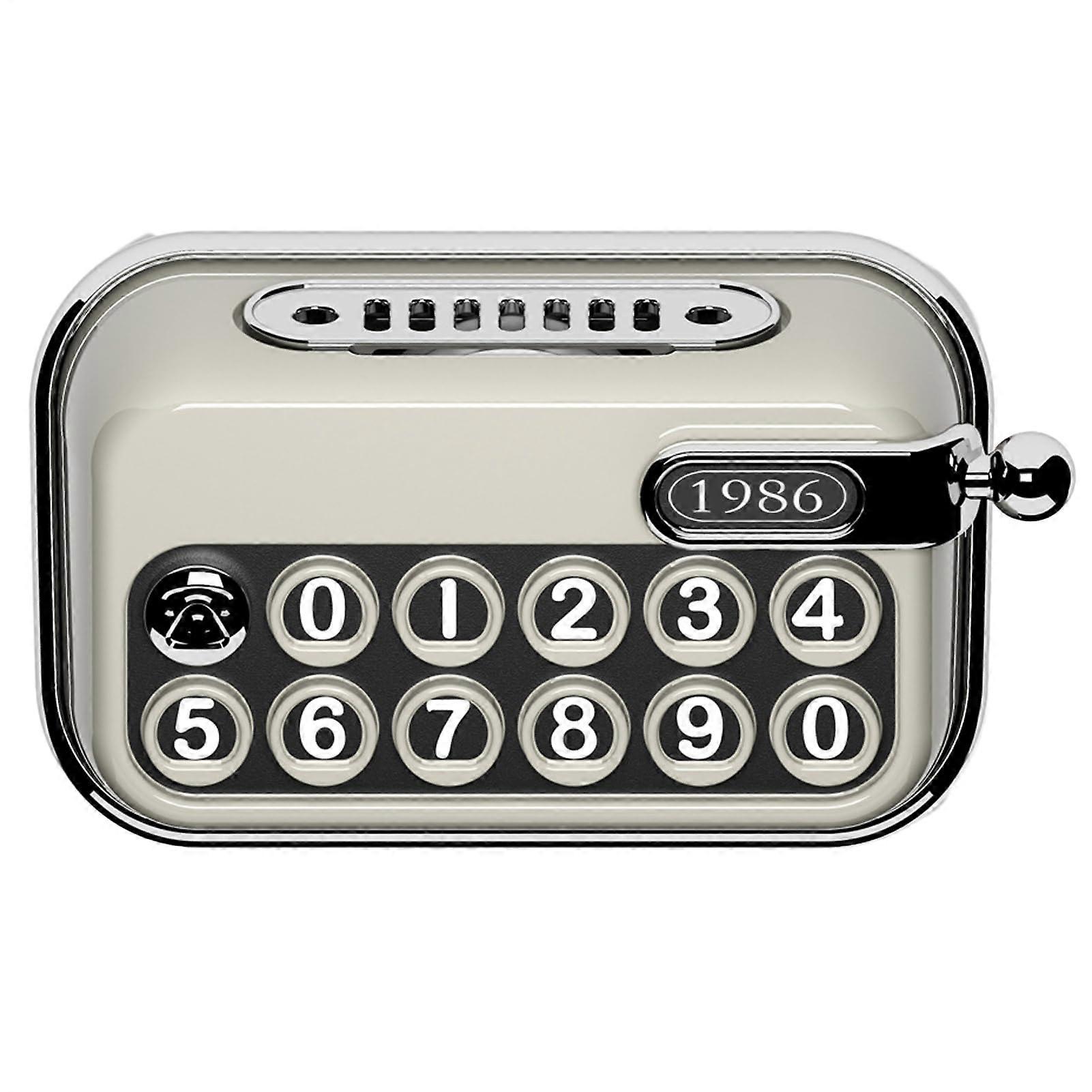 Car License Plate - Elegant Parking Support, Guardian Edge Board Diffuser Accessory, Beige Car Decoration