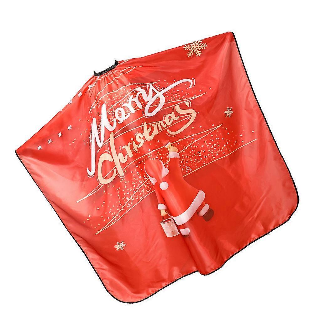 Barber Apron For Hairdressers In Red Stylish Design Ideal For Kitchen Cooking And Creative Painting 1 Pcs