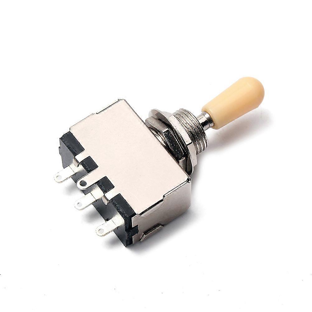 Guitar Toggle Knobs, Reliable 3-Position Switch for Electric Guitar Models