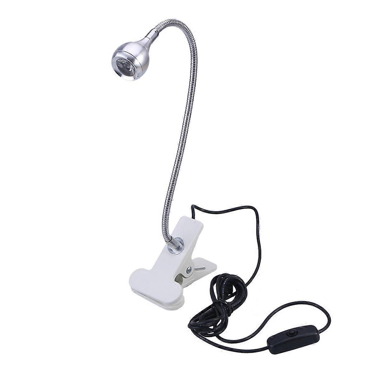 USB Powered Desk Lamp with Clip, Suitable for Bedside Reading, Energy Efficient Lighting
