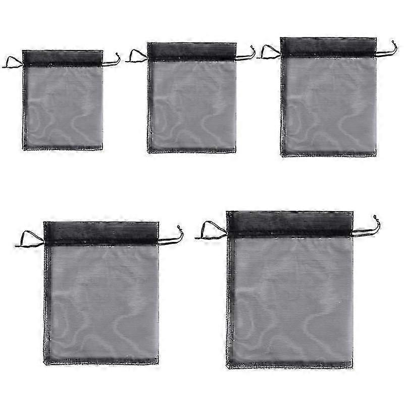 100Pcs Fruit Protection Bags Drawstring Design Fruit Tree Net Bag Bird-proof Fruit Mesh Bag for Home