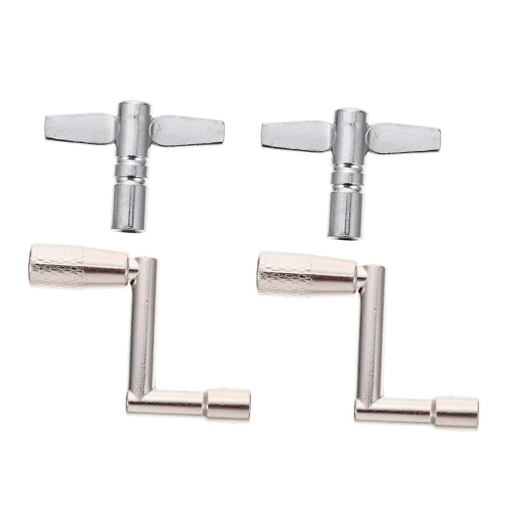 8 Drum Keys Metal Tuning Key Set for Electronic Drums Universal Compatible Percussion Equipment Replacement Parts