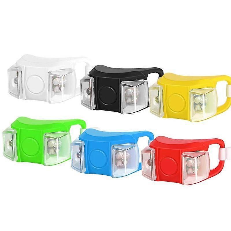 6 LED navigation lights for bicycles, baby strollers night warning lights-KM