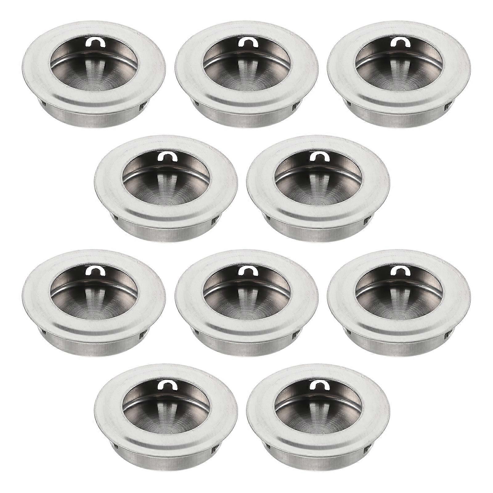 Raindrops 10pcs Cabinet Door Handles Wardrobe Recessed Pulls