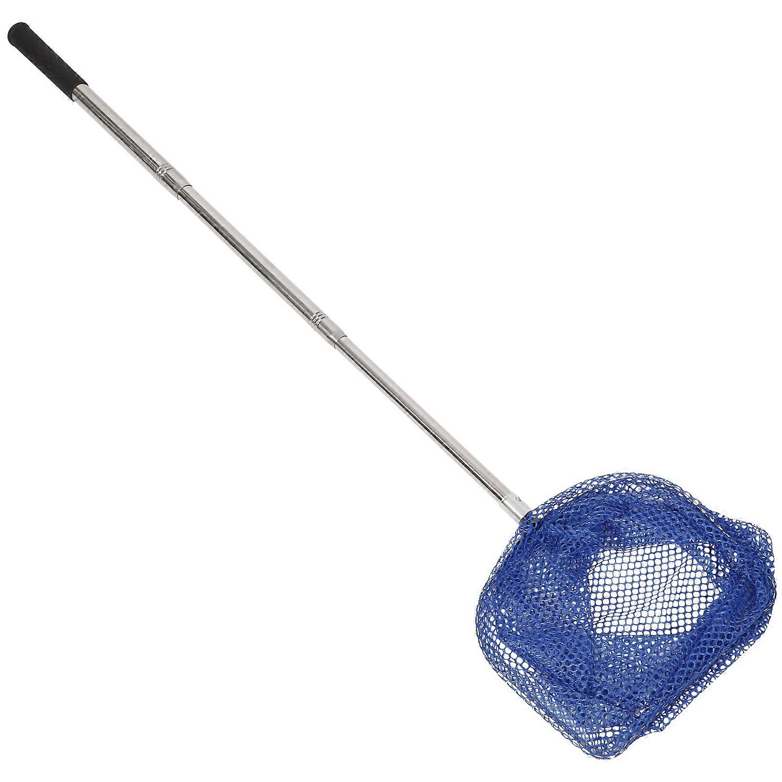 Tennis Ball Collector For Sports Enthusiasts In Blue Colour Suitable For Practice And Tournament Play With Retractable Handle 1Pcs