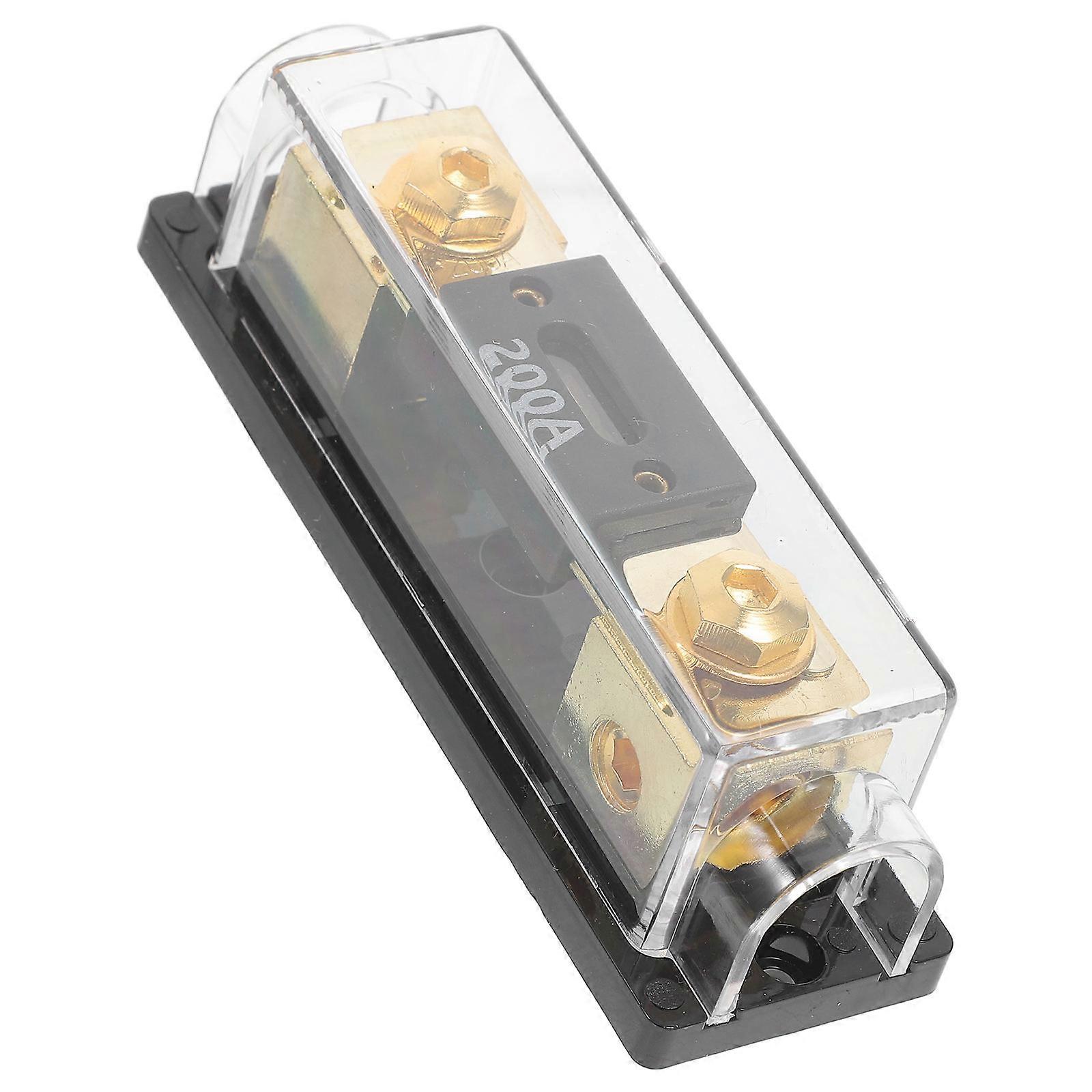 Fuse Power Distribution Block With Corrosion Resistance For Audio System Protection 12.40X3.80X3.80Cm 1Pcs