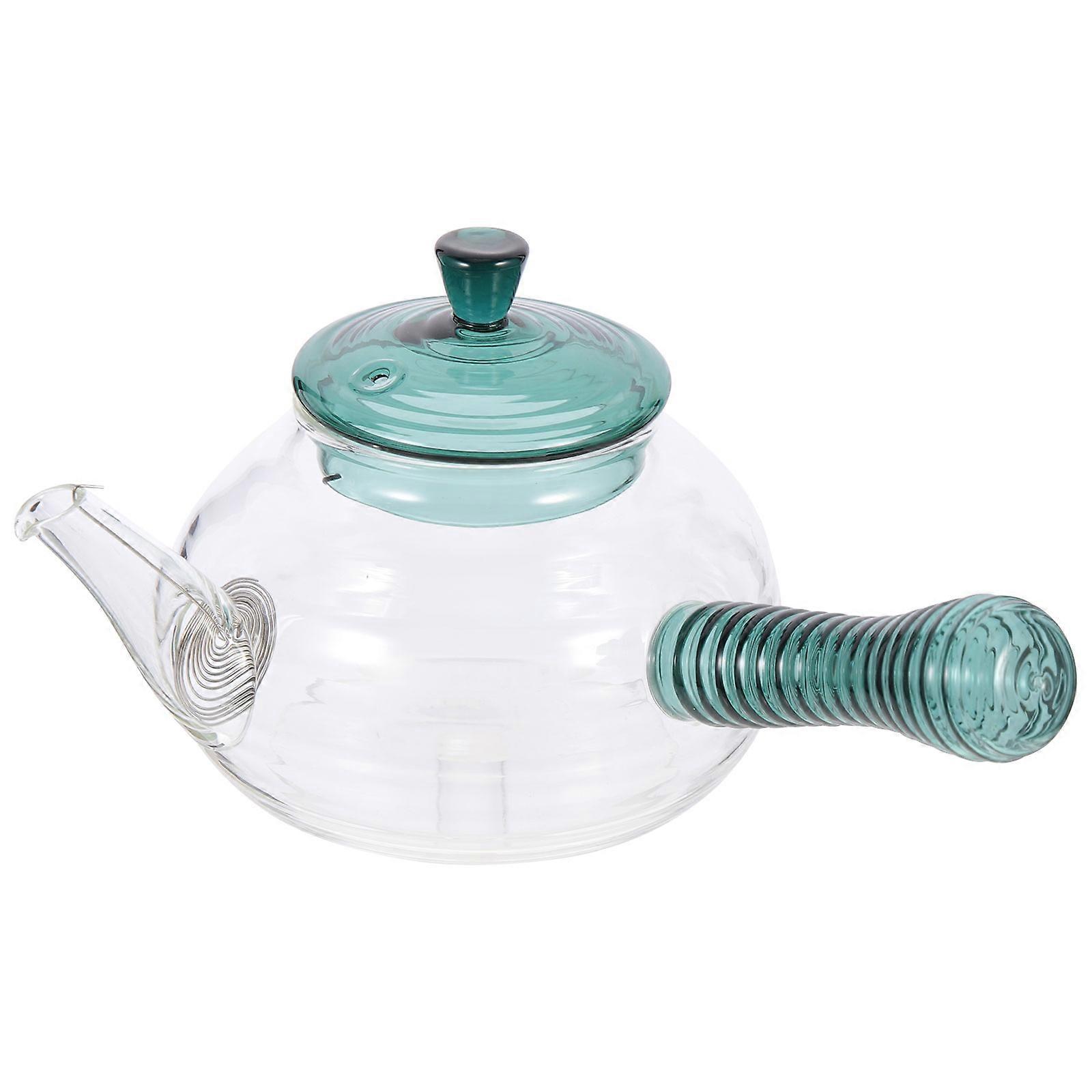 Transparent Teapot With Infuser For Tea Drinking And Relaxation 20X15.5X11CM Easy Cleaning 1Set