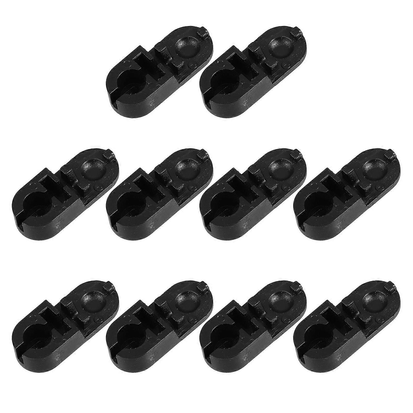 Connecteurs de chaîne en plastique 10Pack pour stores de fenêtre Stores enrouleurs Outils de connexion de rideau noir pour les espaces commerciaux