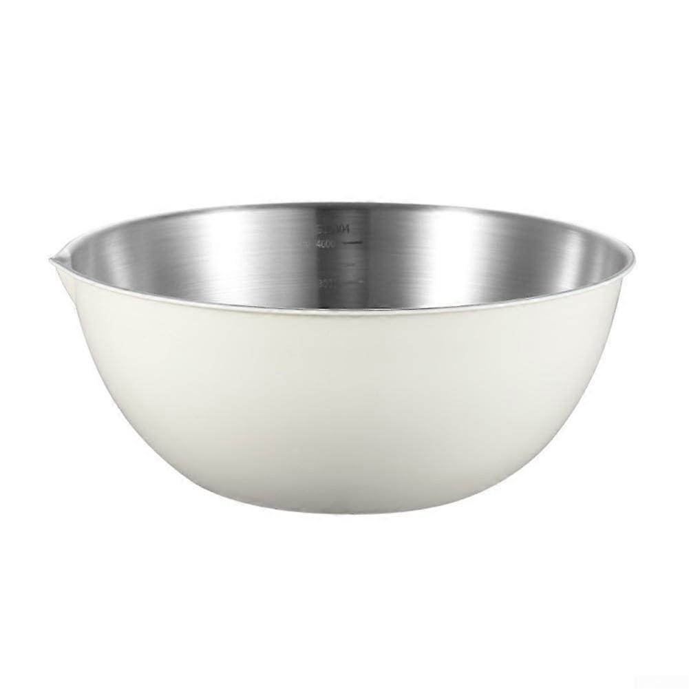 A stylish and functional stainless steel salad bowl, suitable for various cooking needs (28 cm).