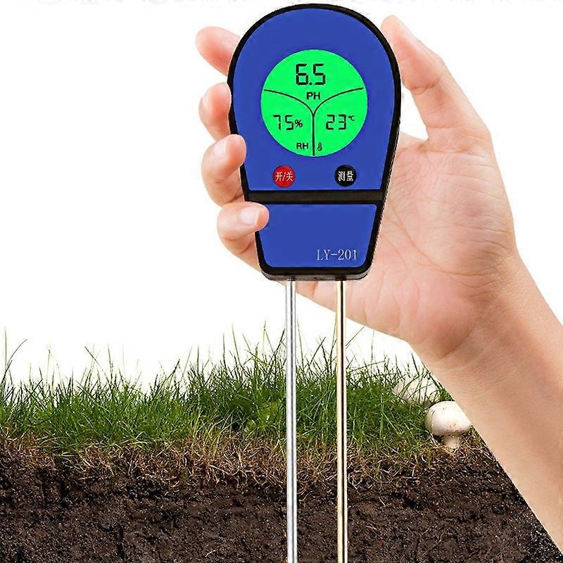Soil PH Testing Instrument Gardening Planting Thermometer LY201