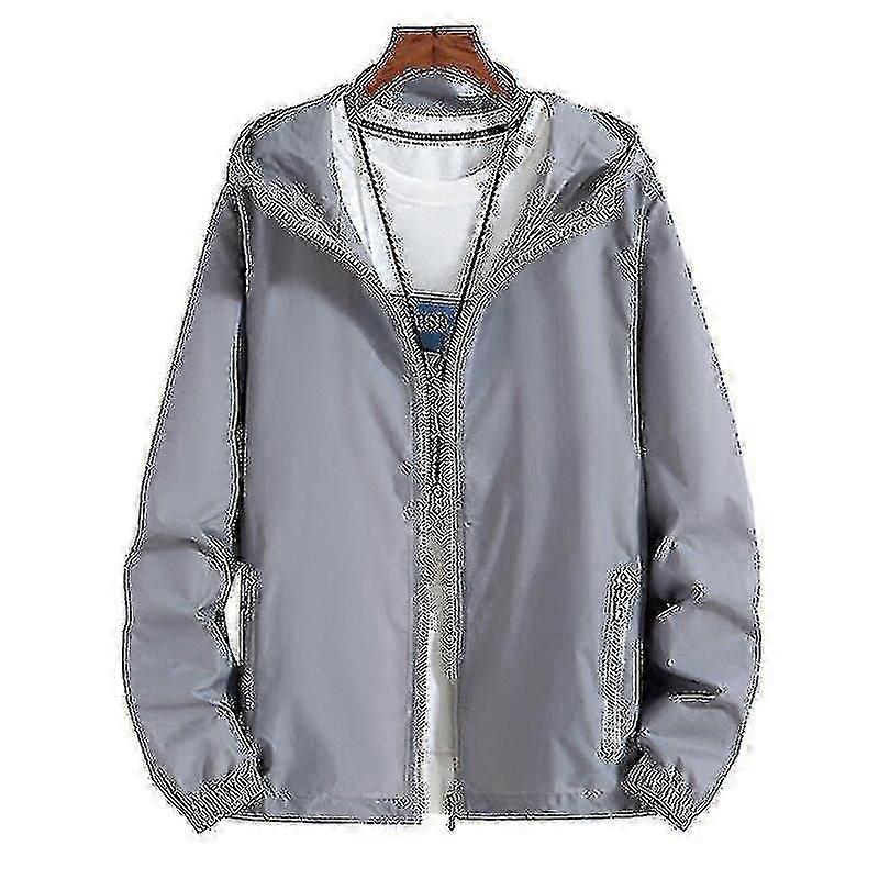 Quick dry thin coat for men in 8XL 7XL 6XL sizes